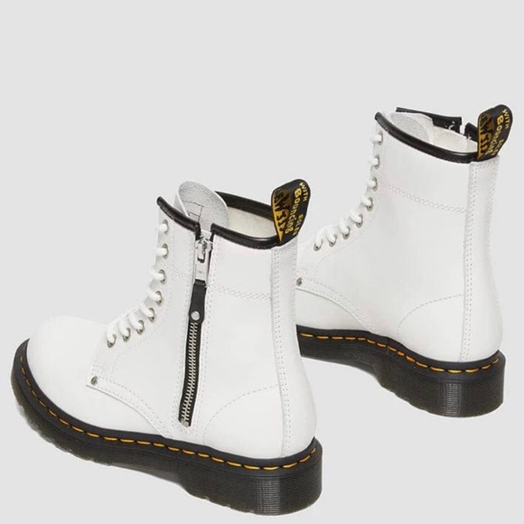 Dr. Martens 1460 Twin Zip White sendal Boot - Picture 3 of 10